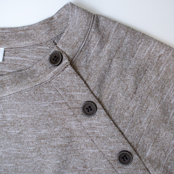 SOLD OUT❕Taupe Long Sleeve Tunic - Picture 5 of 5